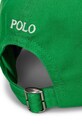 Chłopiec Polo Ralph Lauren czapka z daszkiem bawełniana dziecięca 323785653051 zielony