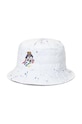 Polo Ralph Lauren kapelusz bawełniany dziecięcy wzorzyste biały 323926670001