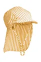 żółty Liewood czapka dziecięca Lusio Seersucker Sun Hat Dziecięcy