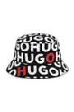 чорний Дитячий двосторонній бавовняний капелюх HUGO Дитячий
