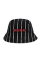 HUGO cappello in cotone bambino/a cotone nero G00123.