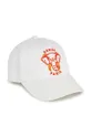 λευκό Παιδικό βαμβακερό καπέλο μπέιζμπολ Kenzo Kids Παιδικά
