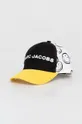 črna Otroška bombažna bejzbolska kapa Marc Jacobs Otroški