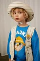 bianco Mini Rodini cappello in cotone bambino/a  Feather hike Bambini