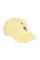 κίτρινο Παιδικό βαμβακερό καπέλο μπέιζμπολ Mini Rodini  Weight lifting Παιδικά