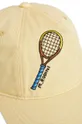 Detská bavlnená šiltovka Mini Rodini  Tennis 100 % Organická bavlna