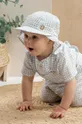 bijela Pamučna kapa sa šiltom za bebe Jamiks SVEND Dječji