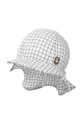 Παιδικό βαμβακερό καπέλο μπέιζμπολ Jamiks SVEND λευκό