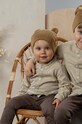 Детска памучна шапка Jamiks TOMAR TOMAR.Nak.JWG012.K кафяв SS24