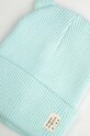 Detská bavlnená čiapka Coccodrillo WC4364302BAC zelená SS24