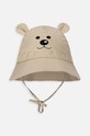 Coccodrillo pălărie din bumbac pentru copii bumbac bej WC4363102ALB