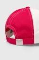 Βαμβακερό καπέλο του μπέιζμπολ United Colors of Benetton ροζ