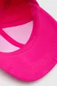 рожевий Дитяча бавовняна кепка United Colors of Benetton
