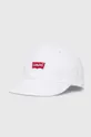 λευκό Παιδικό βαμβακερό καπέλο μπέιζμπολ Levi's LAN LEVI'S BATWING SOFT CAP Παιδικά
