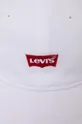 Παιδικό βαμβακερό καπέλο μπέιζμπολ Levi's LAN LEVI'S BATWING SOFT CAP λευκό