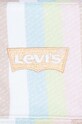 Chłopiec Levi's kapelusz dwustronny bawełniany dziecięcy LAN LEVI'S REVERSIBLE BUCKET C 9A8612 pomarańczowy