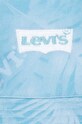 Αναστρέψιμο βαμβακερό παιδικό καπέλο Levi's LAN LEVI'S REVERSIBLE BUCKET C τιρκουάζ 9A8612