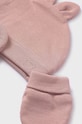Хлопчик Дитяча шапка і рукавички Mayoral Newborn 19340.1Q.Newborn.PPYH рожевий