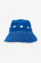 Bavlnená obojstranná detská čiapka Bobo Choses modrá