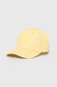 żółty Guess czapka z daszkiem bawełniana dziecięca Dziecięcy