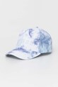 Guess czapka z daszkiem bawełniana dziecięca wzorzyste niebieski H4GZ02.WO08O.PPYH