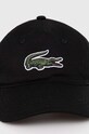 Dětská bavlněná kšiltovka Lacoste černá RK7351
