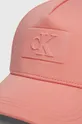Παιδικό καπέλο μπέιζμπολ Calvin Klein Jeans πορτοκαλί