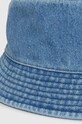 Chłopiec Calvin Klein Jeans kapelusz bawełniany dziecięcy IU0IU00593.PPYH niebieski