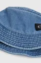 modra Otroški bombažni klobuk Calvin Klein Jeans