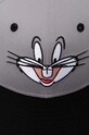 Детска памучна шапка с козирка New Era BUGS BUNNY x Looney Tunes 60424822 сив SS24