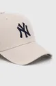 47 brand czapka z daszkiem dziecięca MLB New York Yankees beżowy