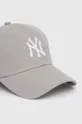 Dječja kapa sa šiltom 47brand MLB New York Yankees siva