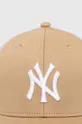 47 brand czapka z daszkiem dziecięca MLB New York Yankees Branson beżowy