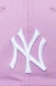 47 brand czapka z daszkiem bawełniana dziecięca MLB New York Yankees CLEAN UP fioletowy