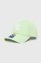zelena Pamučna kapa sa šiltom za bebe 47 brand MLB New York Yankees CLEAN UP Dječji