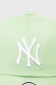 Παιδικό βαμβακερό καπέλο μπέιζμπολ 47 brand MLB New York Yankees CLEAN UP πράσινο