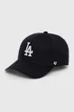 темно-синій Дитяча бавовняна кепка 47brand MLB Los Angeles Dodgers Raised Basic Дитячий