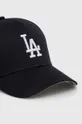 Дитяча бавовняна кепка 47 brand MLB Los Angeles Dodgers Raised Basic темно-синій