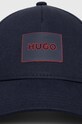 HUGO czapka z daszkiem bawełniana 50506053 granatowy SS24