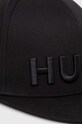 HUGO czapka z daszkiem 50510116 czarny SS24