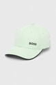 BOSS Green șapcă de baseball din bumbac bumbac verde 50505834