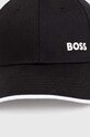 Бавовняна бейсболка Boss Green 50505834 чорний SS24