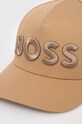 Kšiltovka BOSS 50502178 béžová SS24