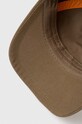 BOSS Orange czapka z daszkiem bawełniana zielony 50505437
