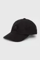 μαύρο Βαμβακερό καπέλο του μπέιζμπολ Boss Orange Ανδρικά