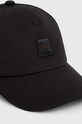 Pamučna kapa sa šiltom Boss Orange 50505437 crna SS24