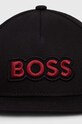 Хлопковая кепка Boss Orange 50505534 чёрный SS24