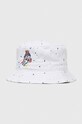 Bavlnený klobúk Polo Ralph Lauren nášivka biela 710926404