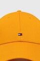 Bavlnená šiltovka Tommy Hilfiger AM0AM11478 oranžová SS24