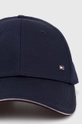 Tommy Hilfiger berretto da baseball in cotone blu navy